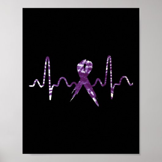 Poster Surdosage de colorant Sensibilisation Ruban violet (Devant)