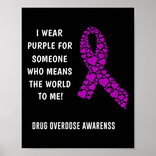 Poster Surdosage de drogue Sensibilisation (Devant)