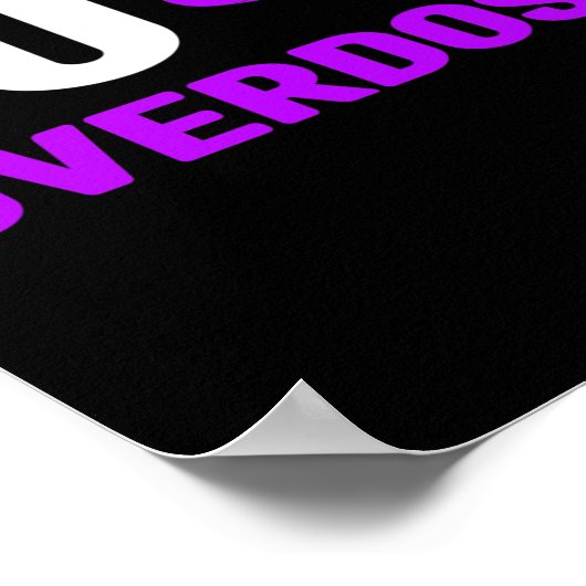 Poster Surdose de Fu - Sensibilisation aux toxicomanies3 (Coin)