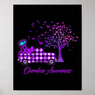 Poster Surdose de sensibilisation Beurre-ruban violet