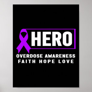 Poster Surdose de sensibilisation Héros Foi Espoir amour