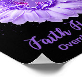 Poster Surdose de tournesol violet de papillon (Coin)