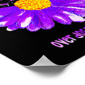 Poster Surdose de tournesol violet de papillon (Coin)