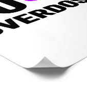 Poster Surdose Fu - Sensibilisation à la dépendance (Coin)