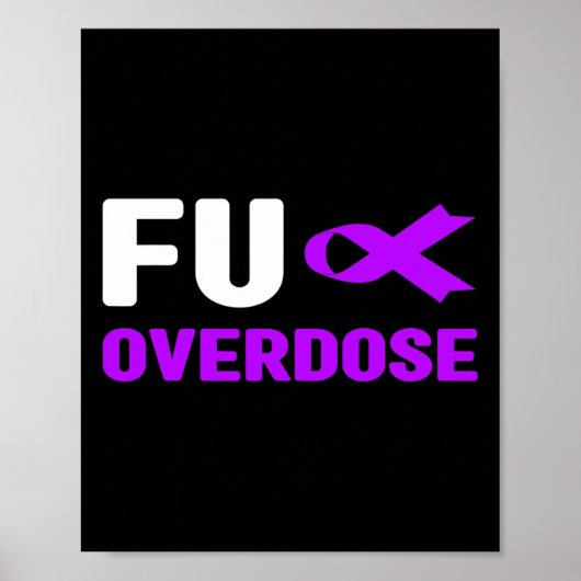 Poster Surdose Fu - Sensibilisation à la dépendance3 (Devant)