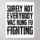 Poster Surely Not Every Kung Fu Has Fought Karate (Devant)