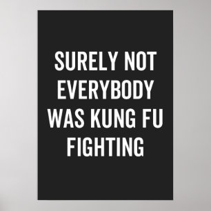 Poster Surely Not Everybody Was Kung Fu Fighting