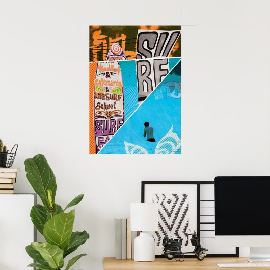 POSTER SURF. (Bureau à domicile)