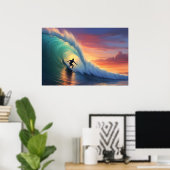 Poster Surf (Bureau à domicile)