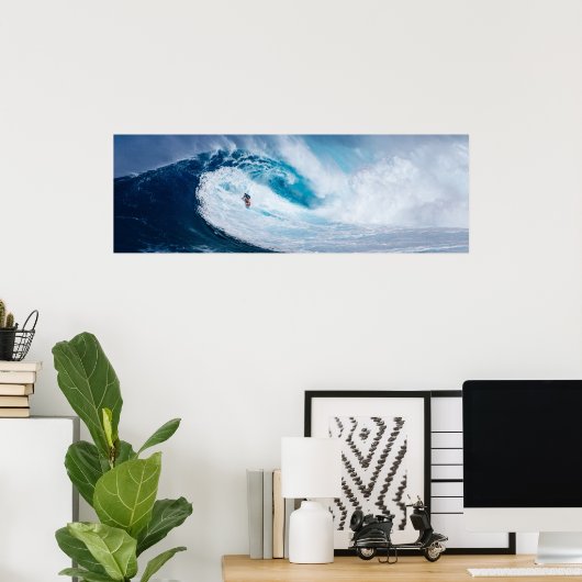 Poster Surf à Hawaii (Bureau à domicile)