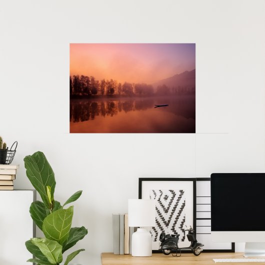 Poster Surf abandonné (Bureau à domicile)