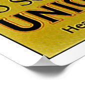 Poster Surf Baignade en Afrique du Sud (Coin)