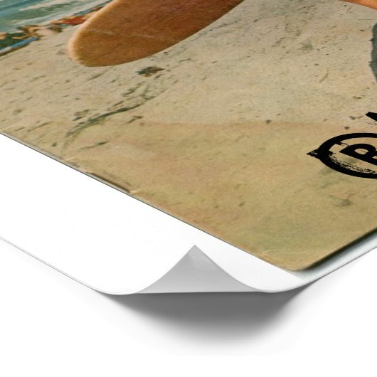 Poster surf bébé, Surf bébé (Coin)