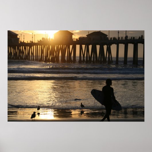Poster Surf City " (Devant)