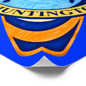 Poster Surf City, Huntington Beach, CA (Coin)