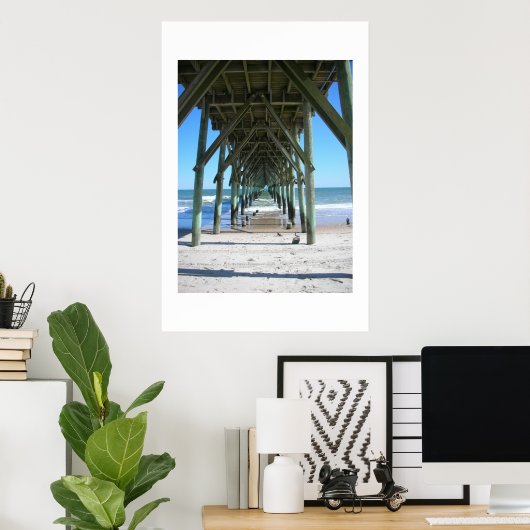 Poster Surf City Pier (Bureau à domicile)