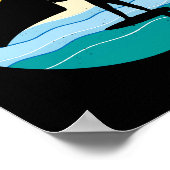 Poster Surf de surf de surf de l'aile (Coin)