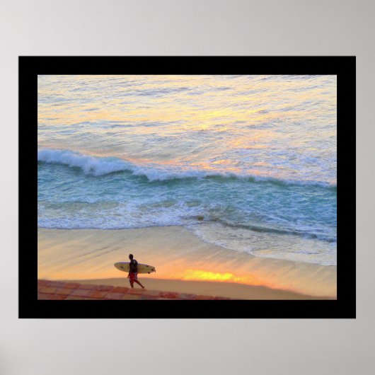 Poster Surf en Baja Mexique (Devant)