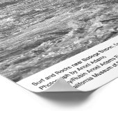 Poster Surf et rochers près de la gare de Bodega, 1966 (Coin)