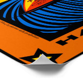 POSTER SURF HWAII OAHU, CÔTE NORD (Coin)