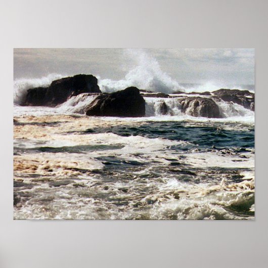 Poster Surf Pacifique, Tofino (Devant)