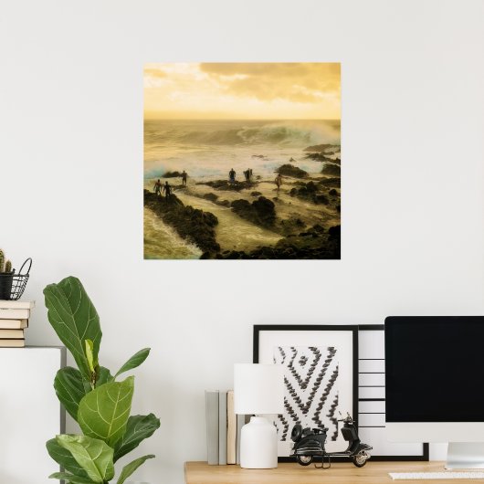 Poster surf Paradise (Bureau à domicile)