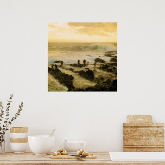 Poster surf Paradise (Cuisine)