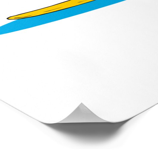 Poster Surf Père Noël (Coin)