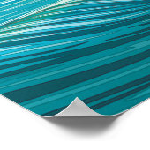 Poster Surf @Poster de surfeur d'eau - 20" x 16" (Coin)