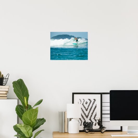 Poster Surf Poster, Wall Art, Surfing Print Printable  (Bureau à domicile)