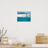Poster Surf Poster, Wall Art, Surfing Print Printable  (Cuisine)
