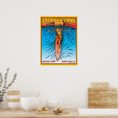 POSTER SURF STEAMERLANE PÈRE NOËL CRUZ (Cuisine)