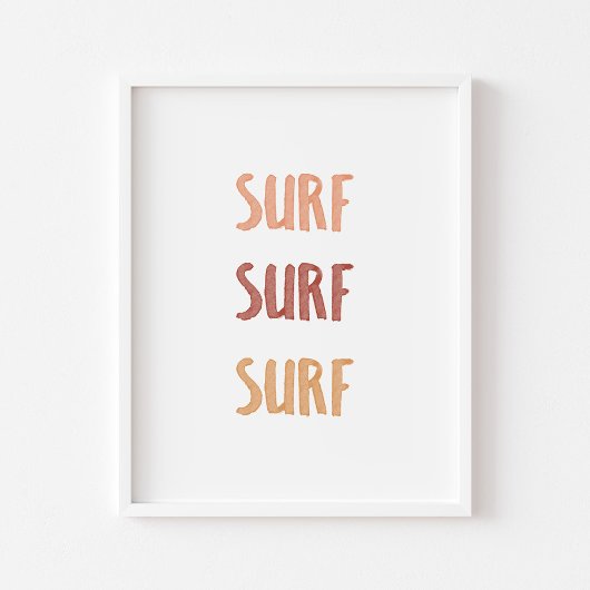 Poster Surf Surf Surf