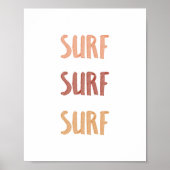 Poster Surf Surf Surf (Devant)