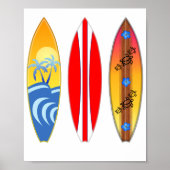 Poster Surf vintage Surf (Devant)