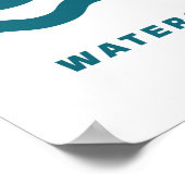 Poster Surf Watergate Bay à Cornwall (Coin)