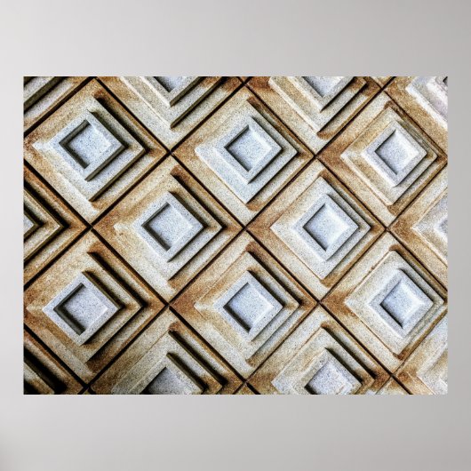 Poster Surface beige (Devant)