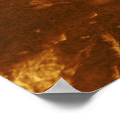 Poster Surface bouillante de la planète Vénus (Coin)