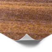 Poster surface Brown en bois (Coin)
