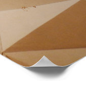 Poster Surface brune emboussée (Coin)