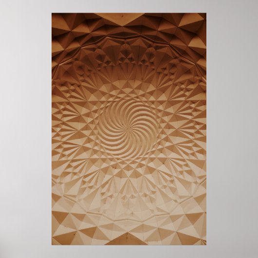 Poster Surface brune emboussée (Devant)