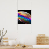 Poster Surface de bulle de savon Macro (Cuisine)