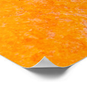 Poster Surface de ciment orange, fond motif abstrait (Coin)