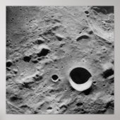 Poster Surface de la lune (Devant)