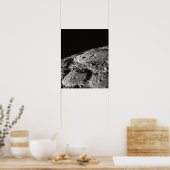 Poster Surface de lune et Horizon (Cuisine)
