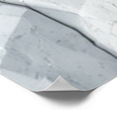 Poster Surface découpée facettée : Géométrie Abstraite (Coin)