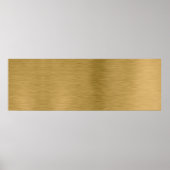 Poster Surface d'or à texture métallique (Devant)