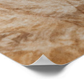 Poster Surface en bois Brown et noir (Coin)