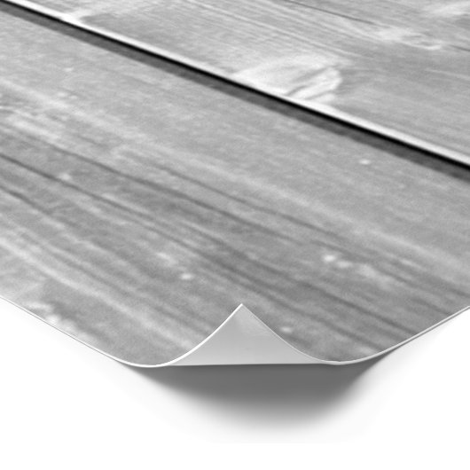 Poster Surface en bois de texture blanche (Coin)