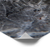 Poster Surface en pierre blanche grise (Coin)